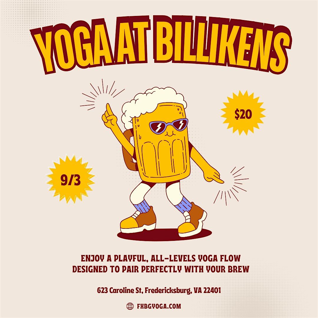 Beer Yoga at Billikens!