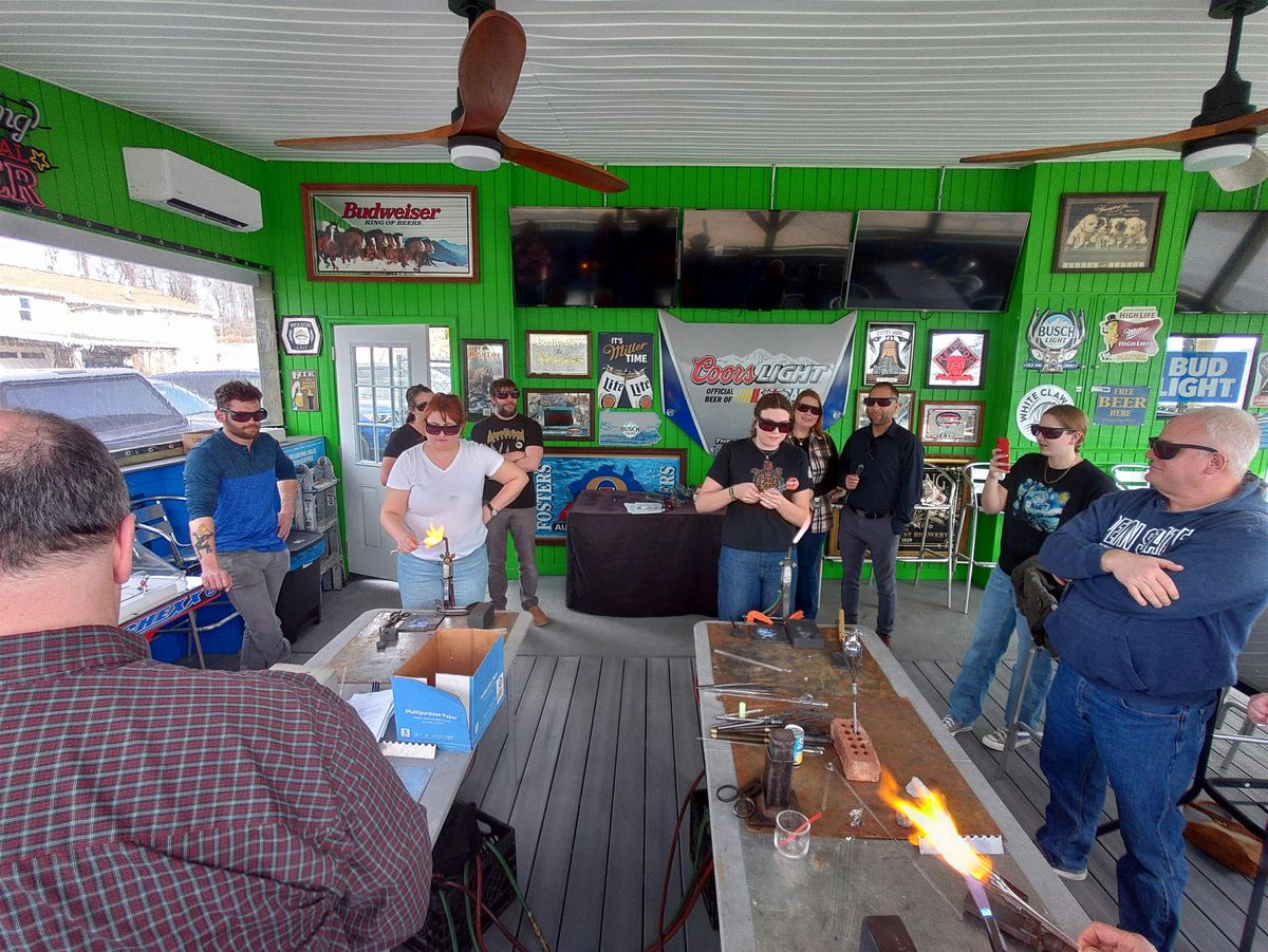 Glassblowing at the Ridge Date Day edition