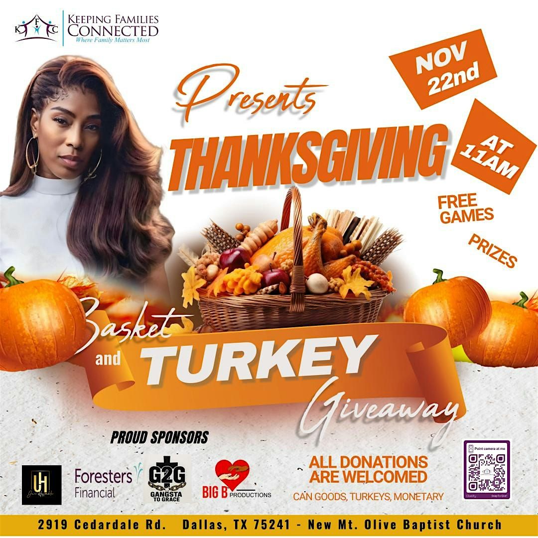 KFC'S THANKSGIVING BASKET & TURKEY GIVEAWAY FALLFEST