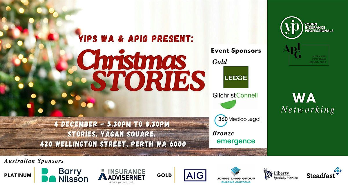 YIPs WA & APIG Presents: Christmas Stories