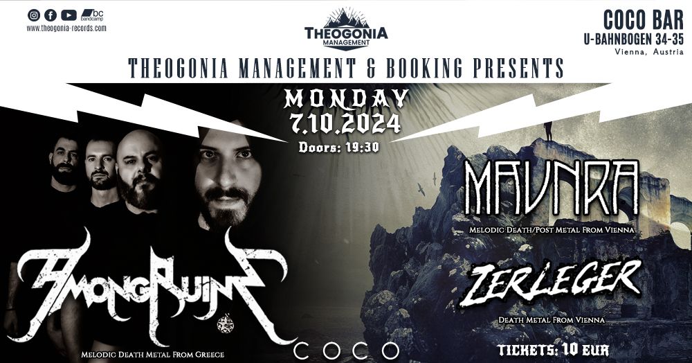 AMONGRUINS x MAUNRA x ZERLEGER | Vienna @ Coco Bar