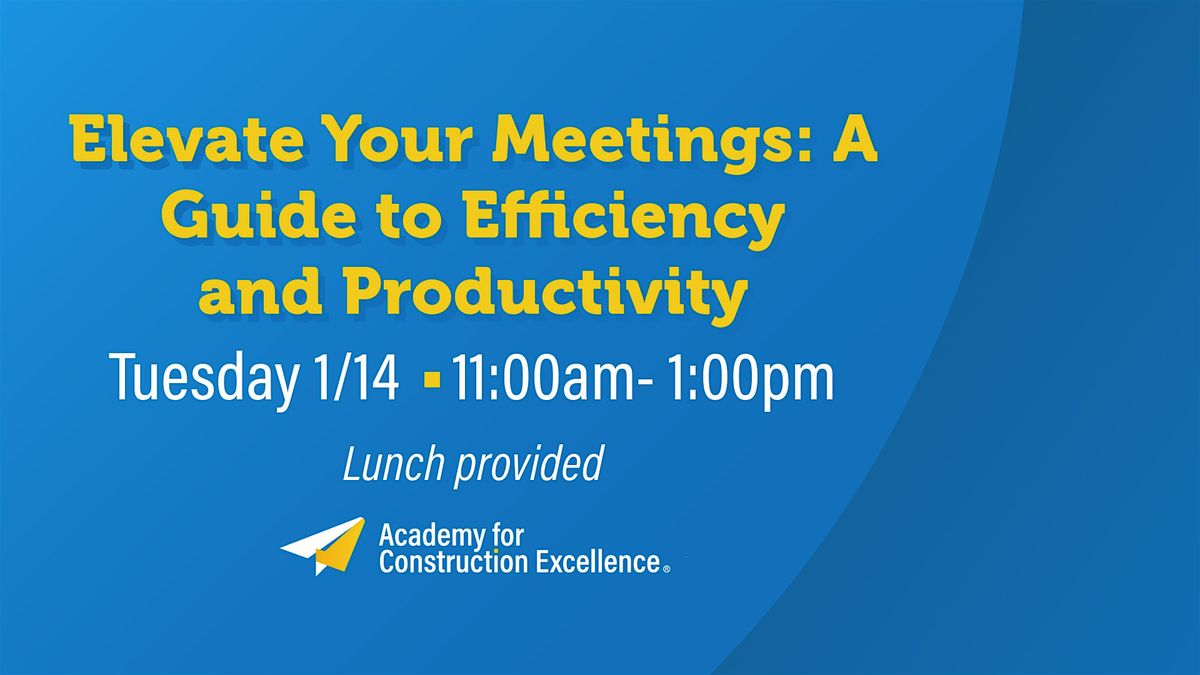 Elevate Your Meetings: A Guide to Efficiency and Productivity