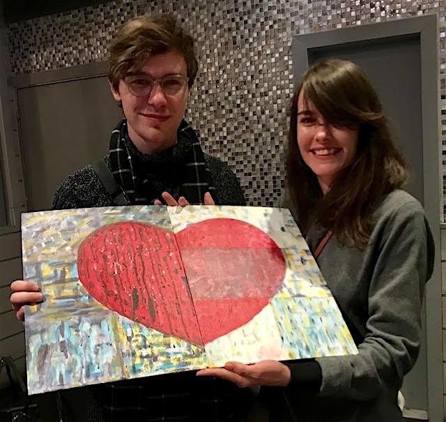 Valentine's Day  Sip'n Paint for Couples and Singles