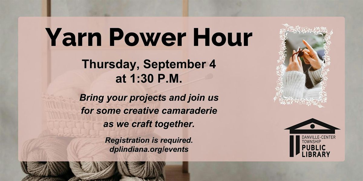 Yarn Power Hour