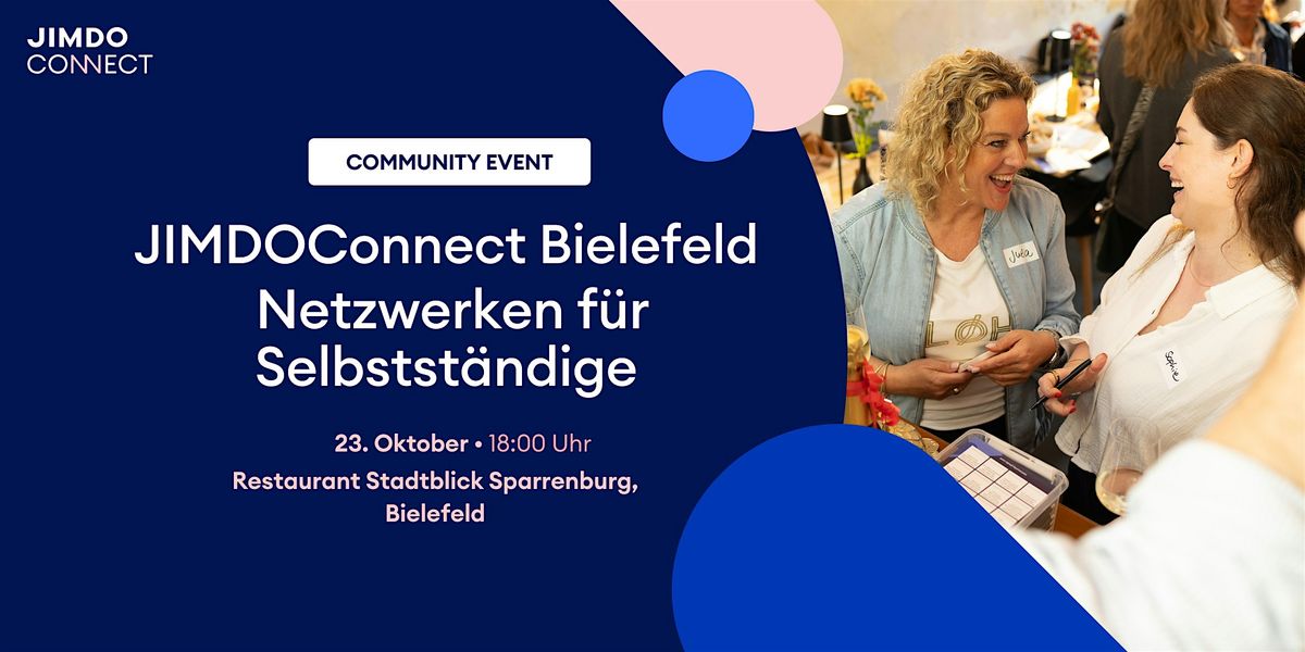 JIMDOConnect Bielefeld: Netzwerken f\u00fcr Selbstst\u00e4ndige