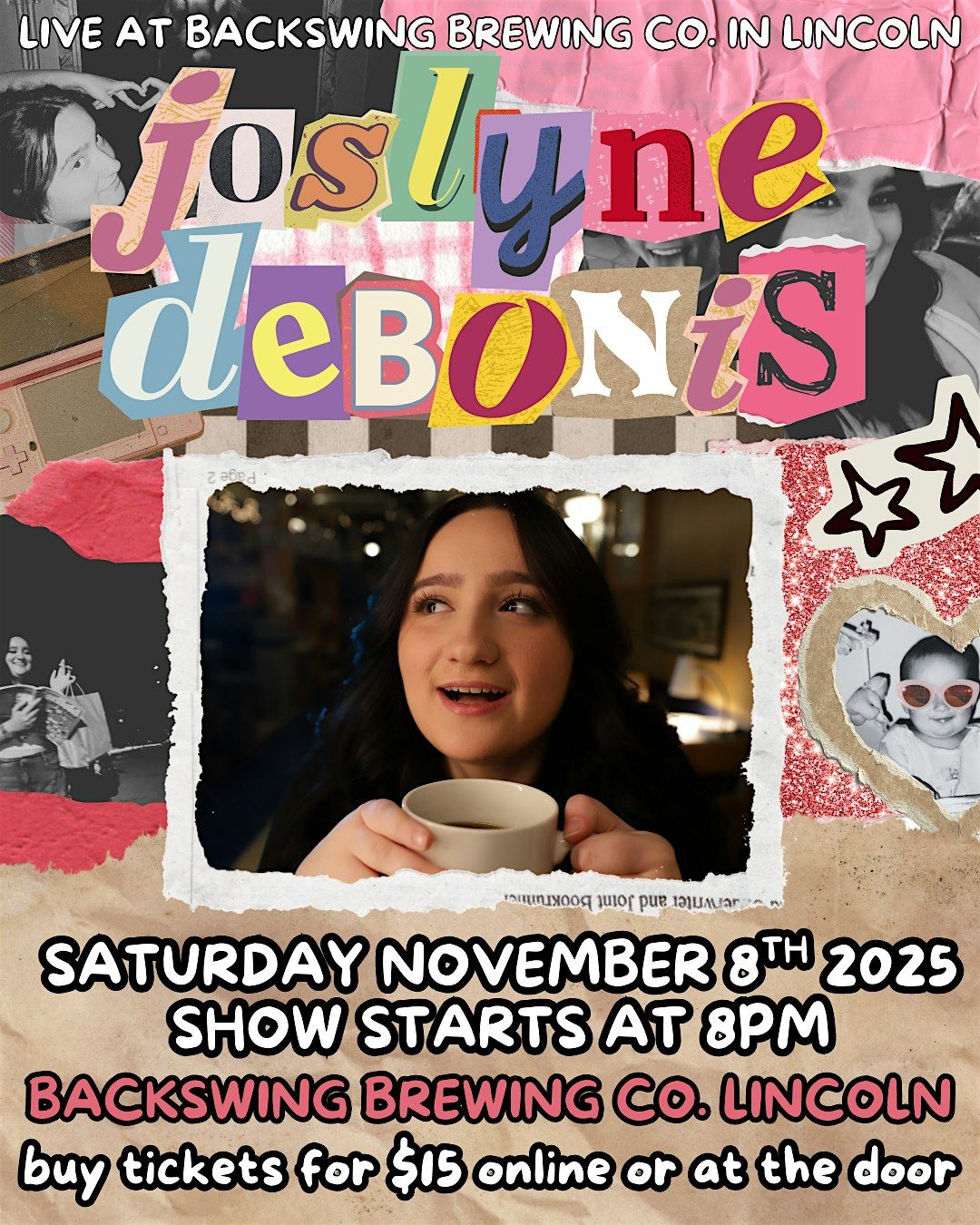 Joslyne DeBonis Standup Comedy Night at Backswing Brewing Co. (Lincoln)