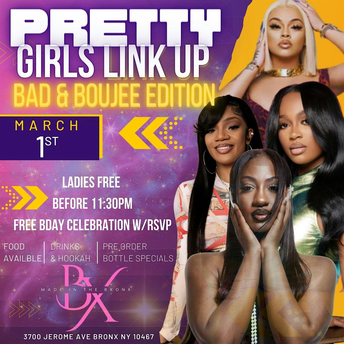 Pretty Girls Link Up Bad & Boujee Edition