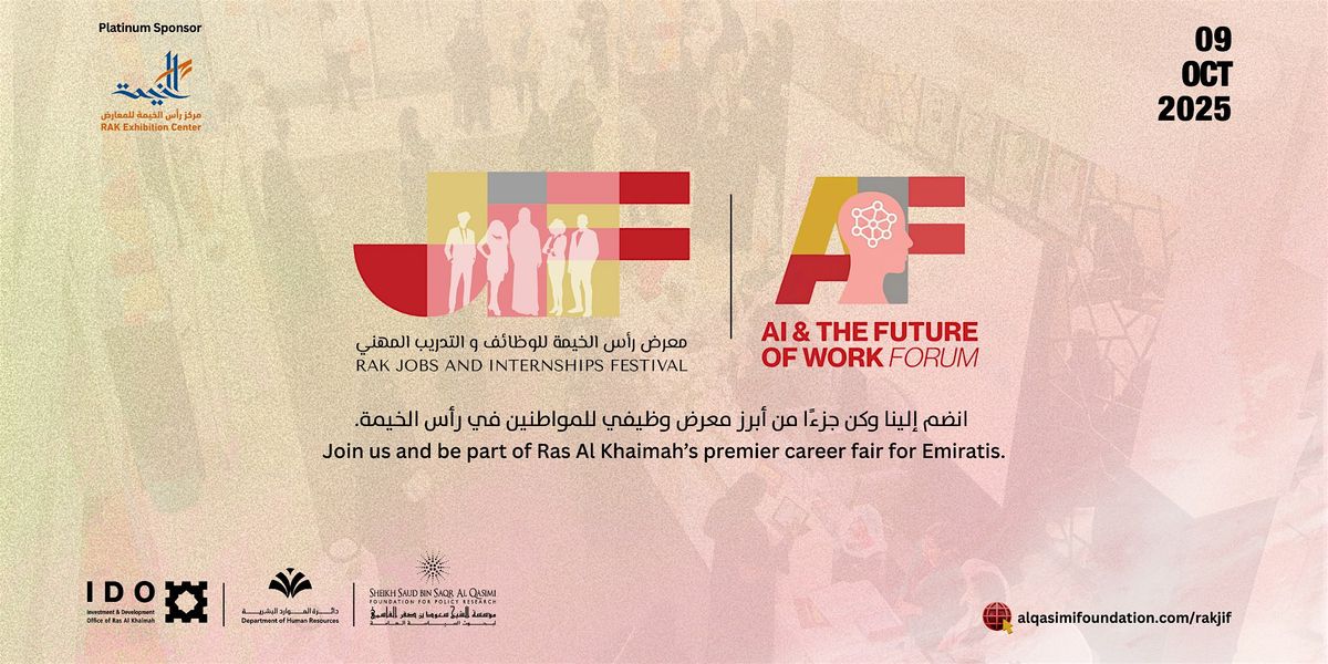Ras Al Khaimah Jobs and Internships Festival (RAKJIF)2025-Emirati Nationals