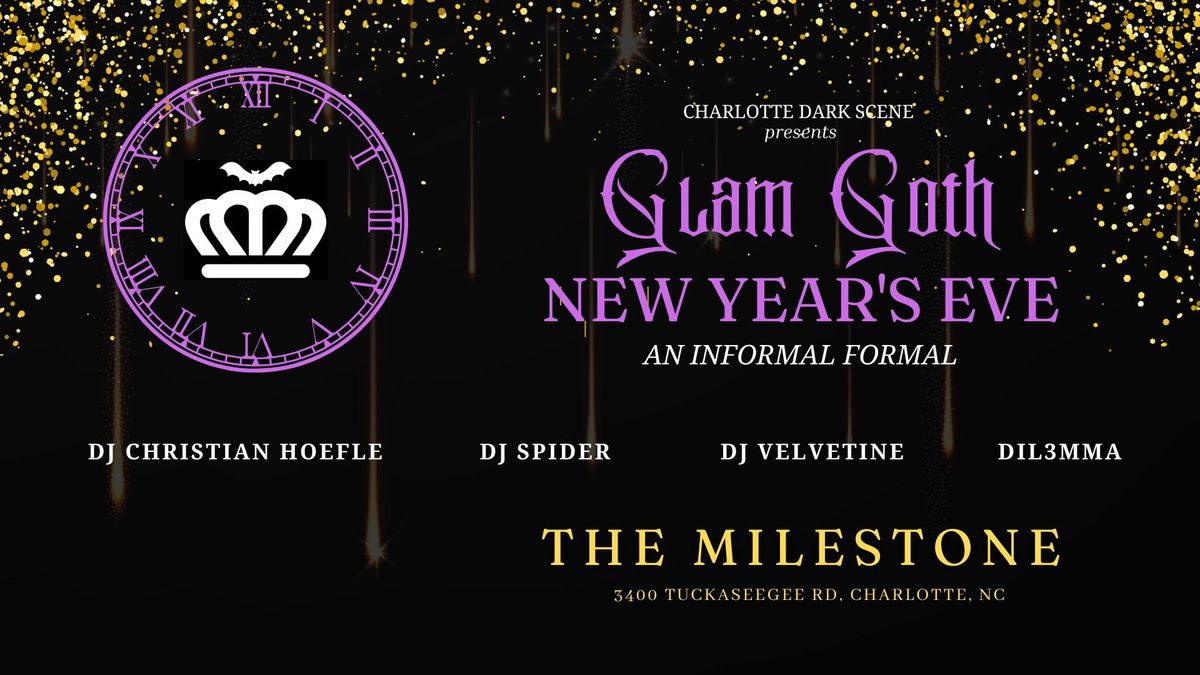 A Glam Goth New Year's Eve - An Informal Formal - Charlotte, NC