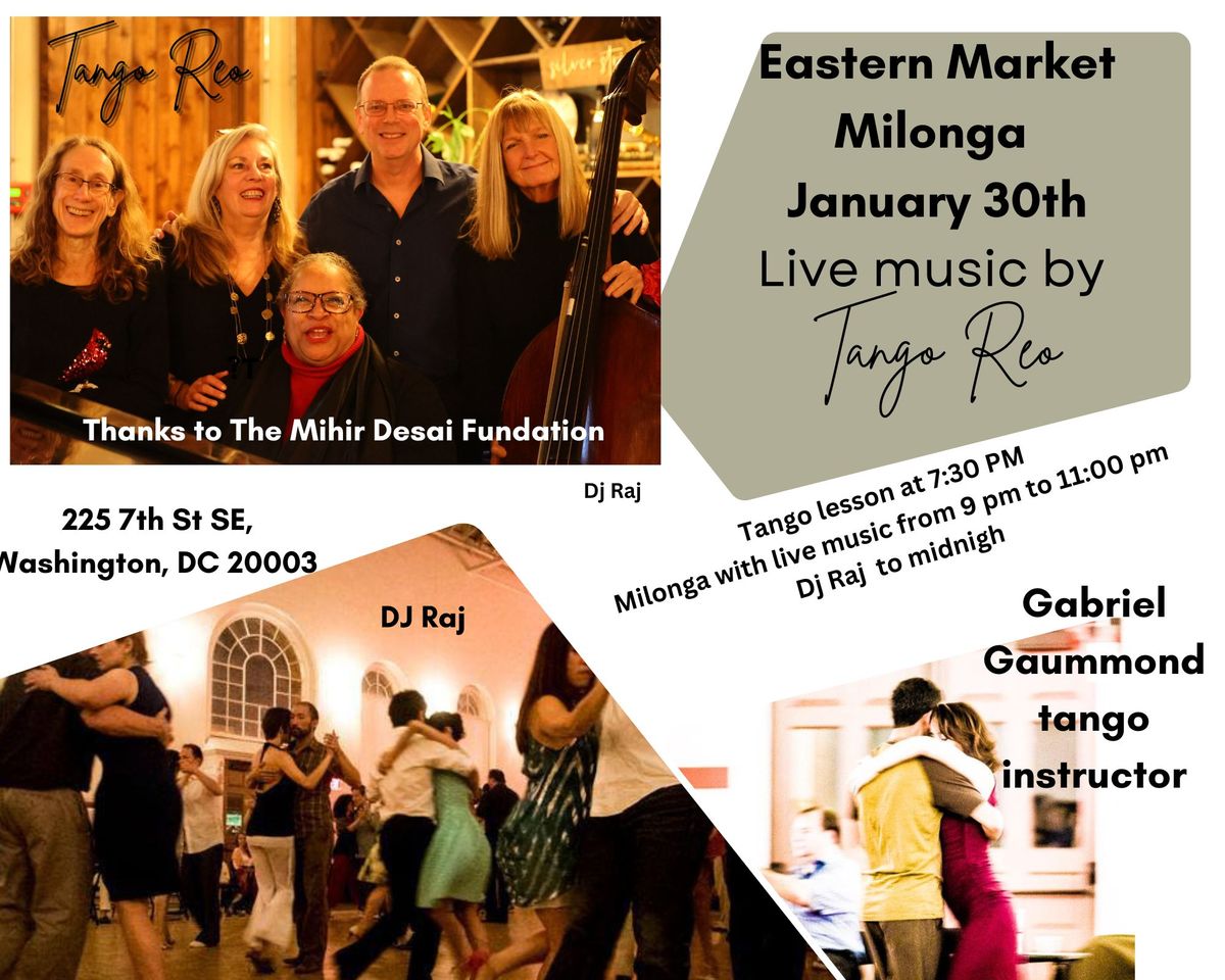 Eastern Market milonga with Tango Reo