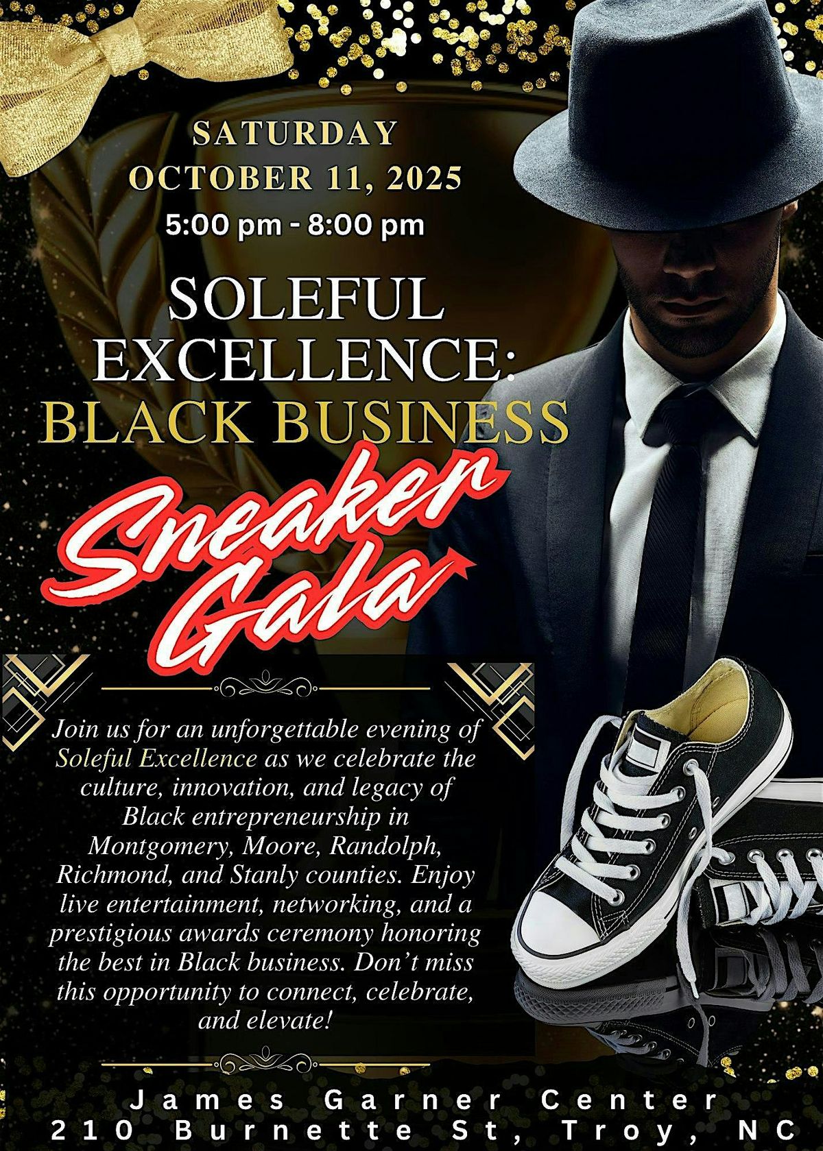Black Business Sneaker Gala Soleful Excellence: