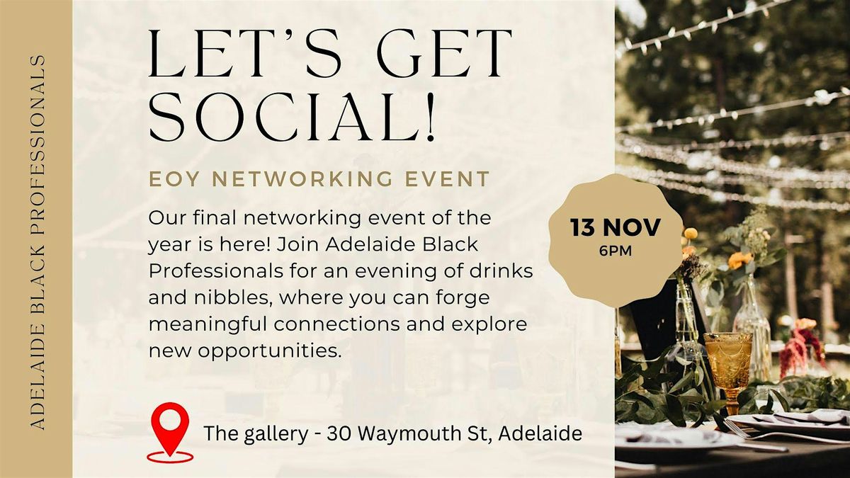 End of Year Networking & Drinks