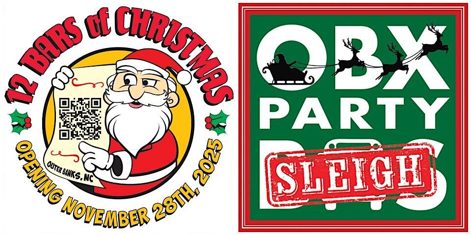 12 Bars of Christmas VIP crawl on the OBX Party Sleigh (RED ROUTE)