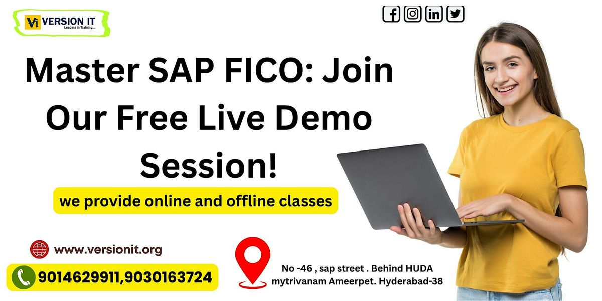 Master SAP FICO: Join Our Free Live Demo Session!
