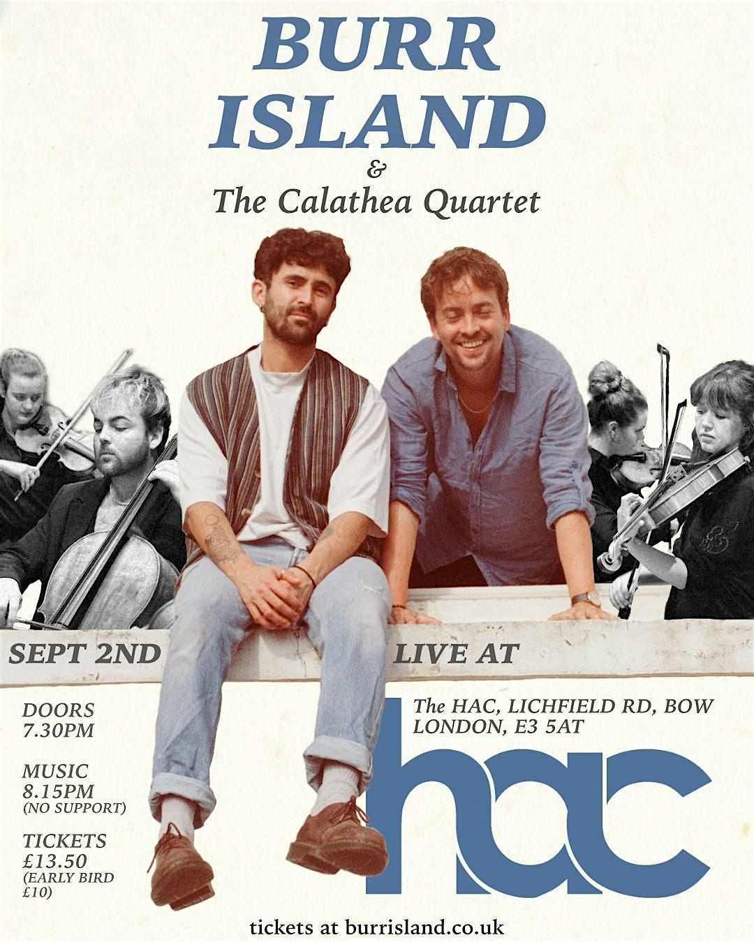 Burr Island  & The Calathea Quartet