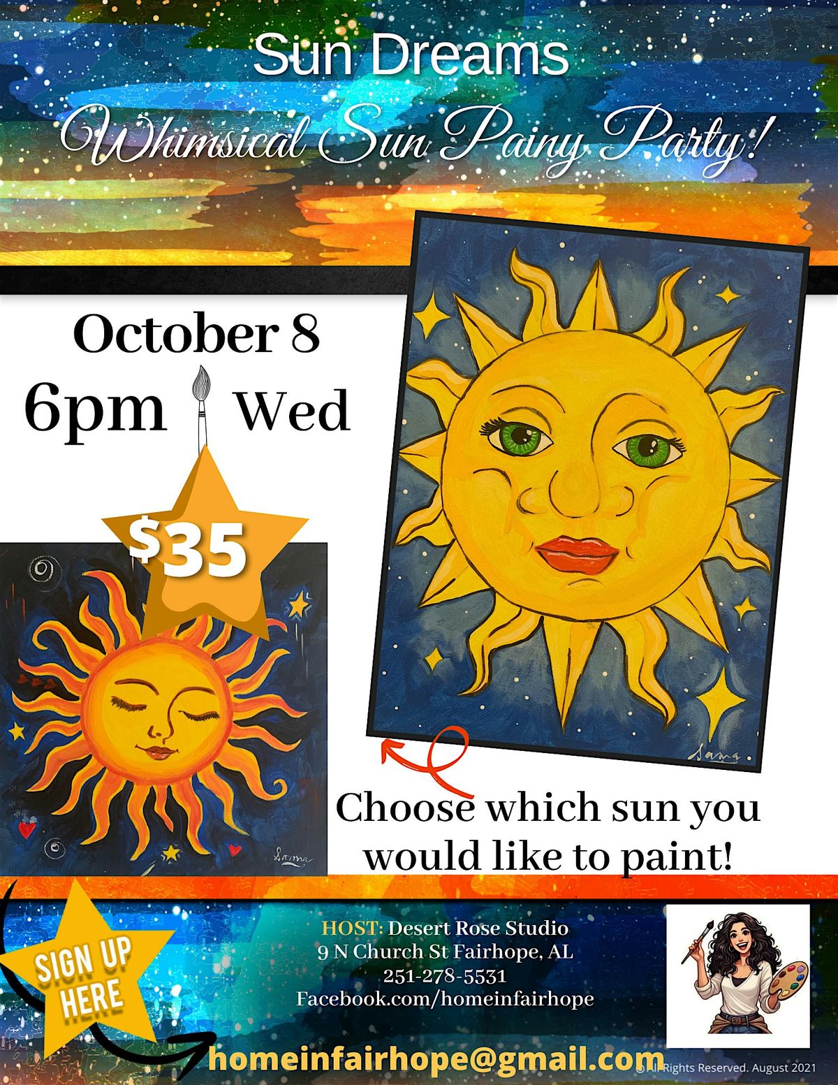 Dreaming of Sun Paint and Sip Party!