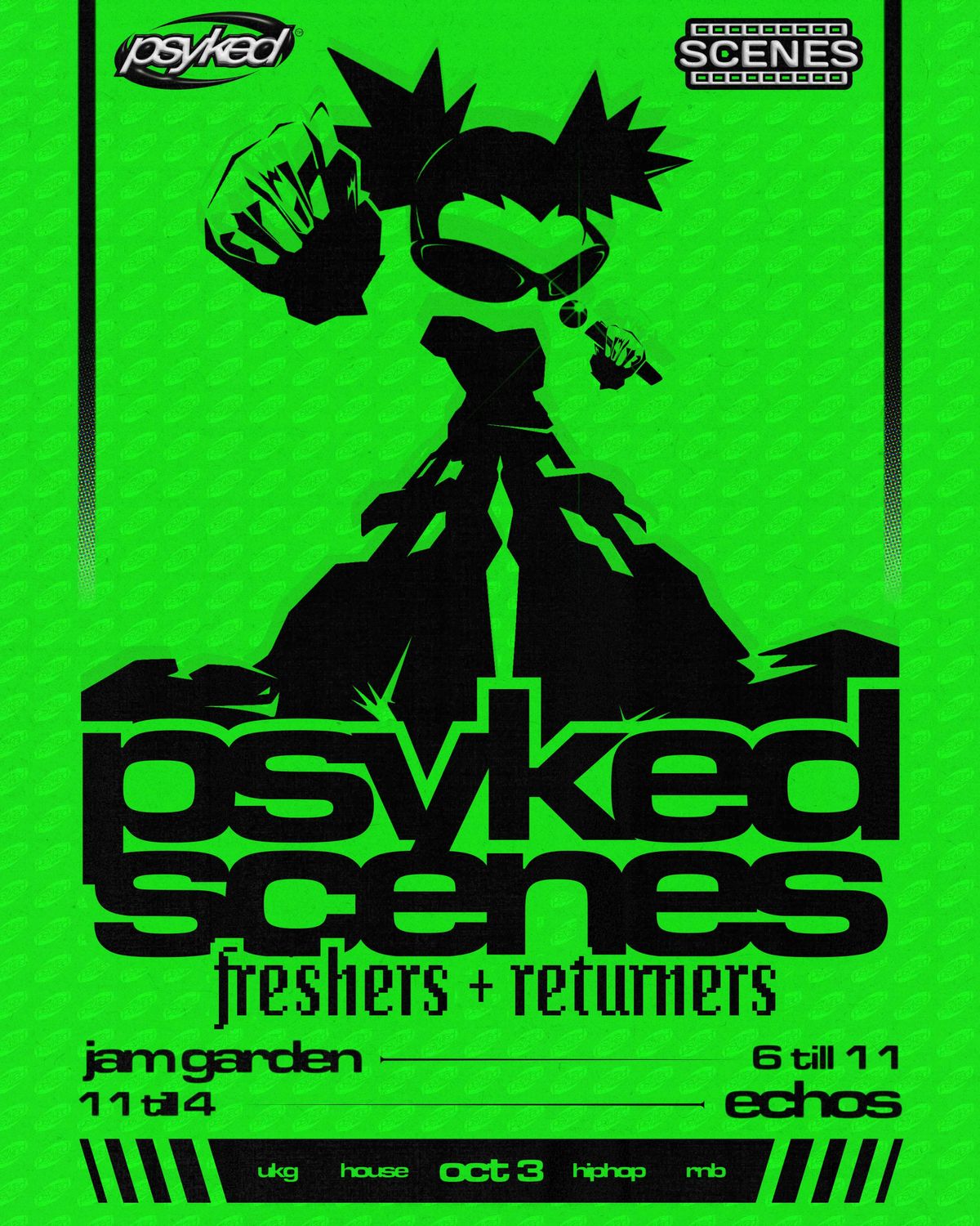 Psyked Scenes: Lboro Welcome Party (Freshers & Returners)
