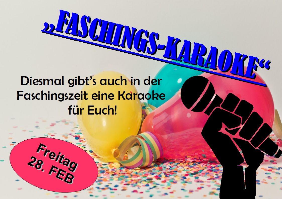 FASCHINGS KARAOKE