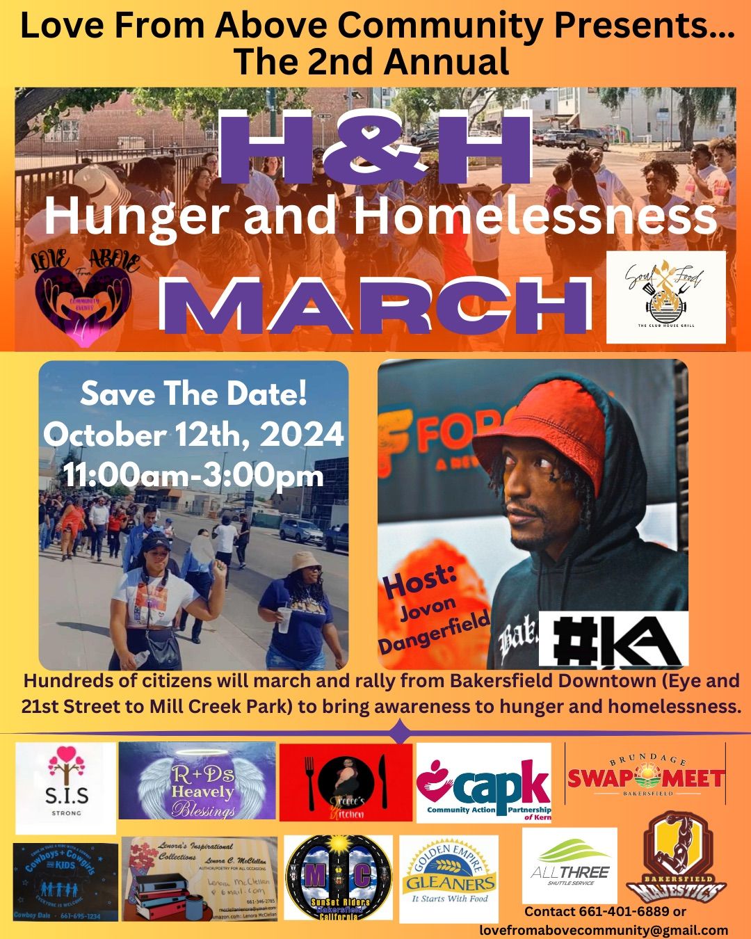 The 2nd Annual \u201cH&H Hunger and Homelessness March\u201d.