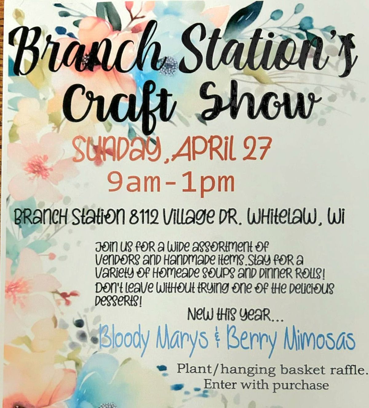 Branch Station's Craft Show