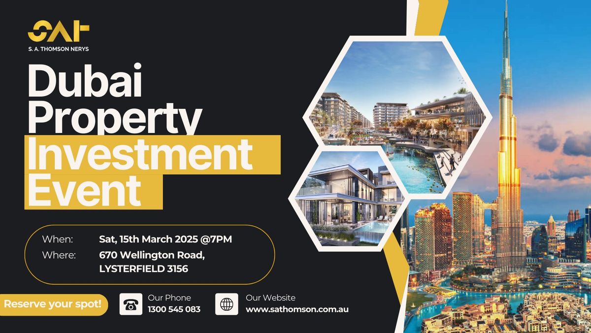 Dubai Property Investment Event