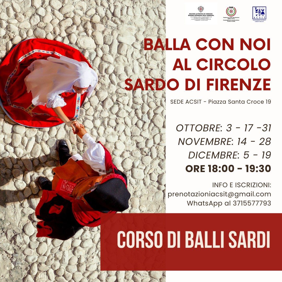 Corso di ballo sardo a Firenze