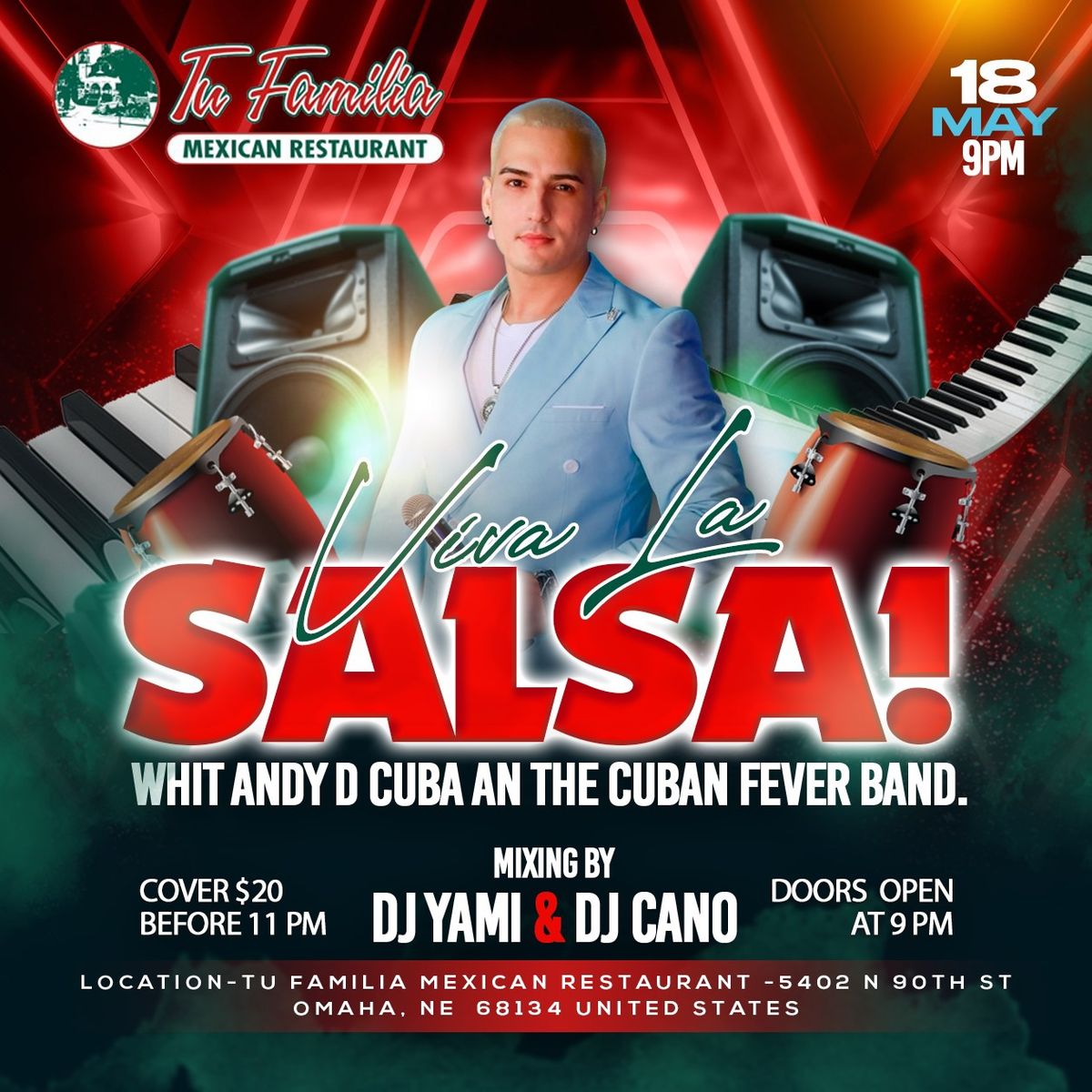 !Viva la Salsa ! Dance party and live music band. 