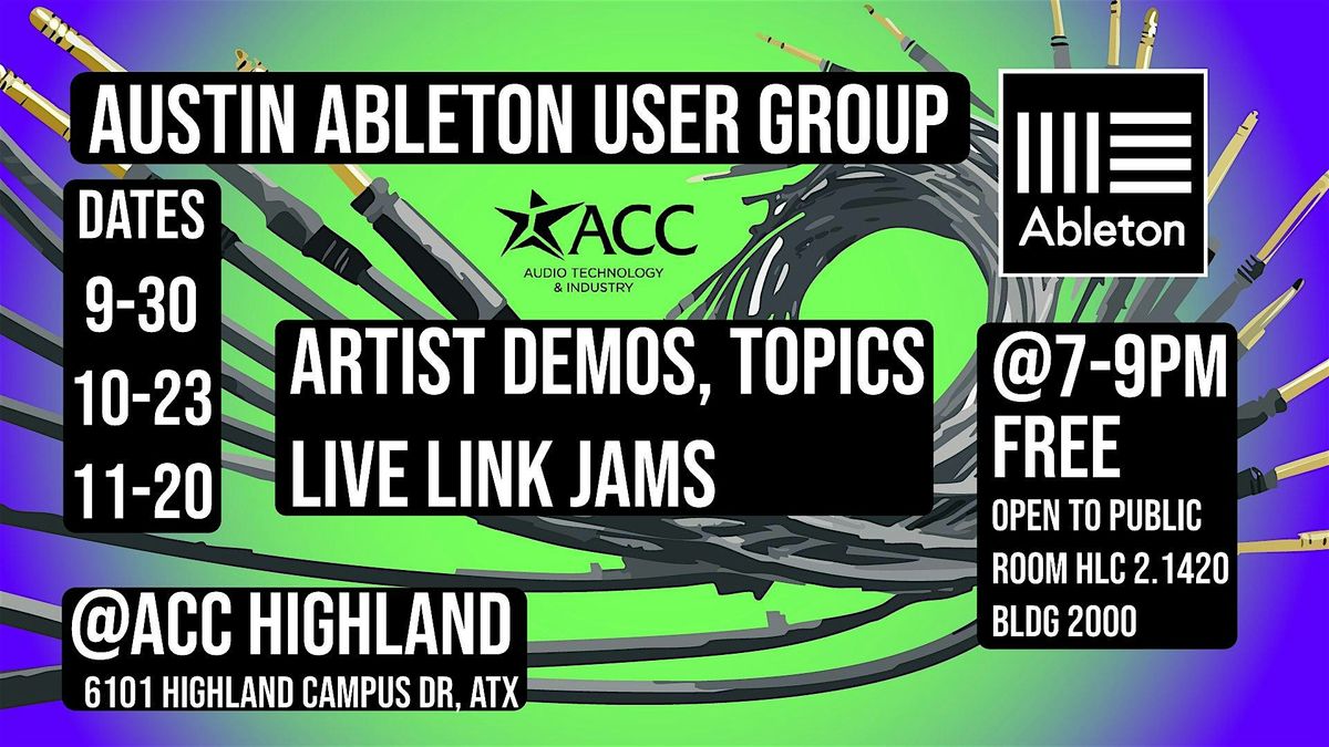 Austin Ableton User Group Meetup - Nov. 20