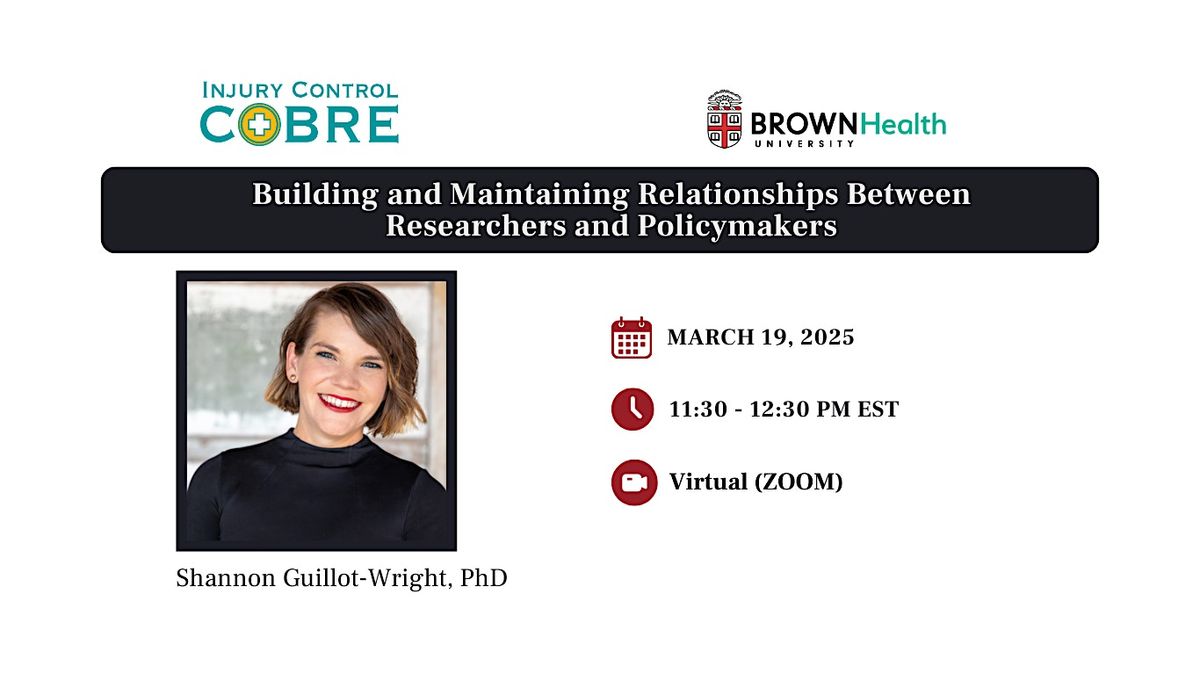 Building and Maintaining Relationships Between Researchers and Policymakers