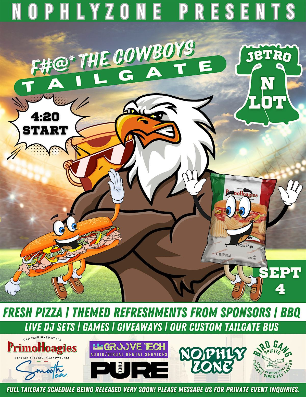 Eagles Tailgate Week 1 Dallas Cowboys - September 4th
