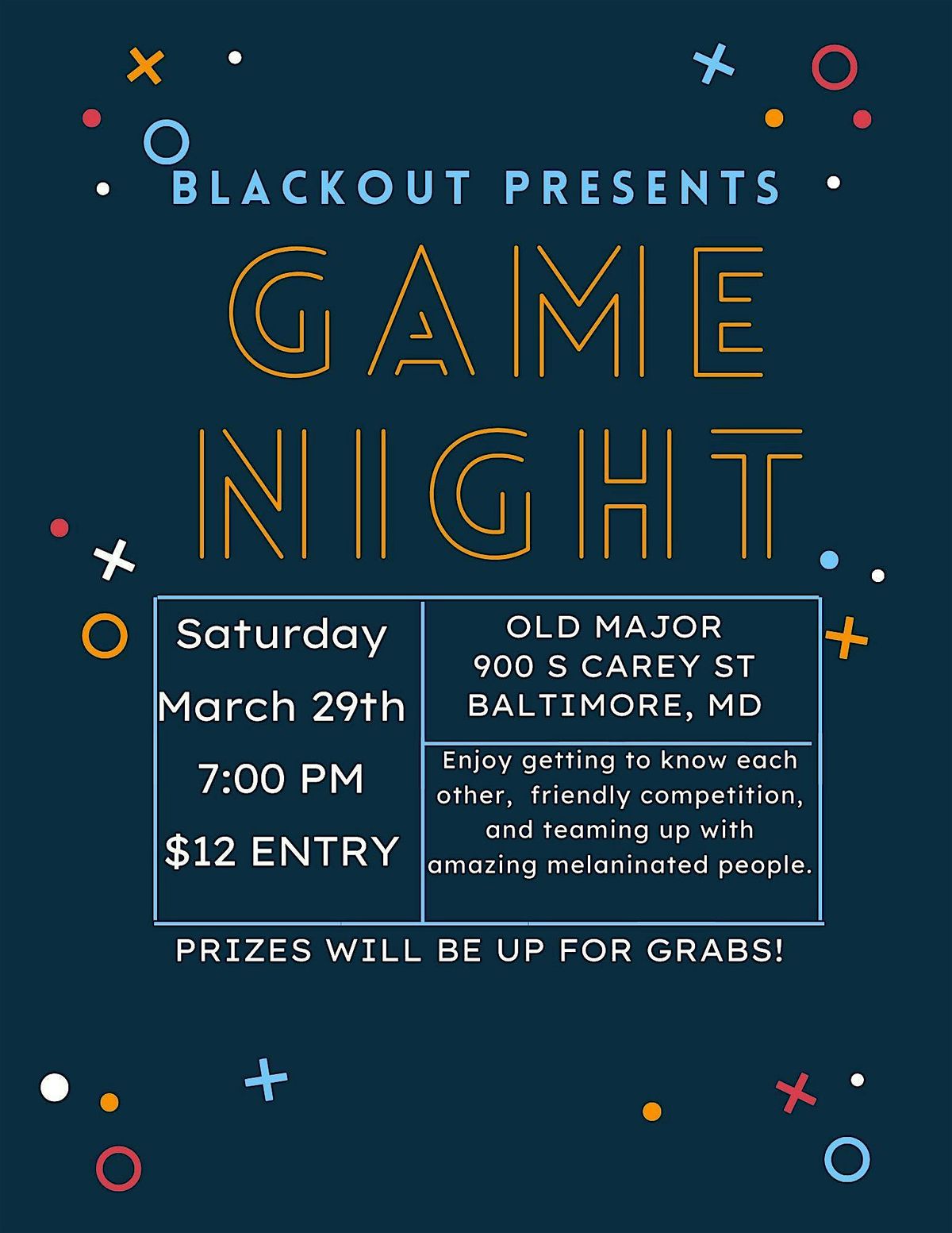 Blackout Game Night