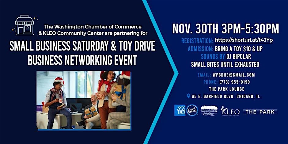 Small Business Saturday Networking and Toy Drive Event.