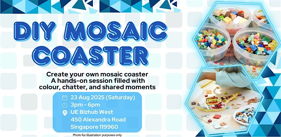 \u2728 Fun-Filled Saturday: Mosaic Coaster Making for Kids! \u2728 Early-Bird