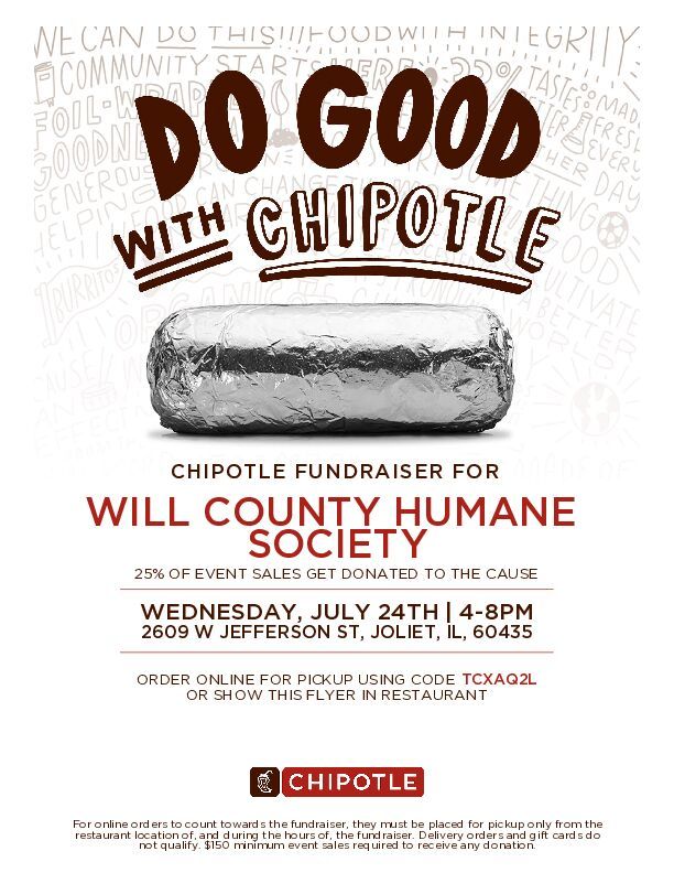 Chipotle Fundraiser for WCHS