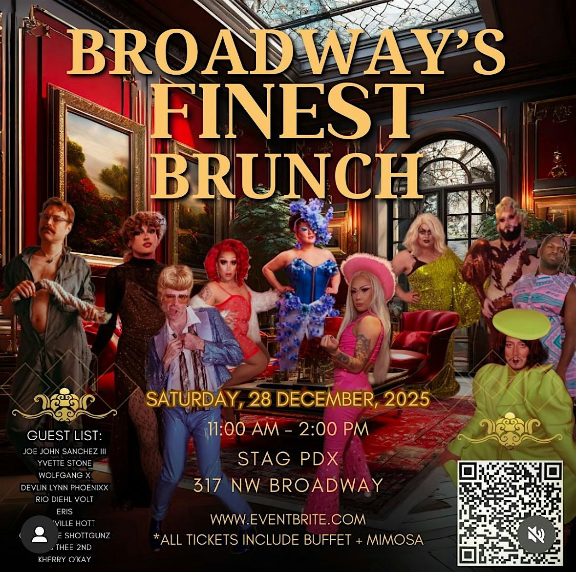 BROADWAY'S FINEST Drag Brunch