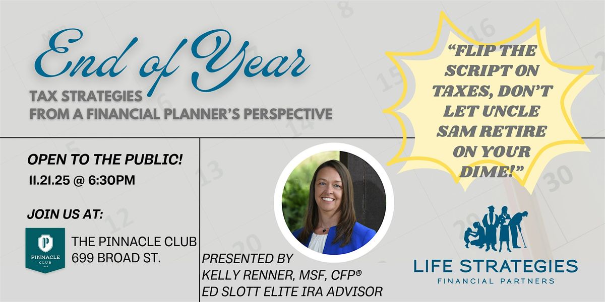 Flip the Script on Taxes: End-of-Year Strategies from a Financial Planner\u2019s