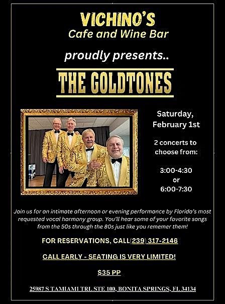 Live Music with The Goldtones: 'Goldtones Toned Down'