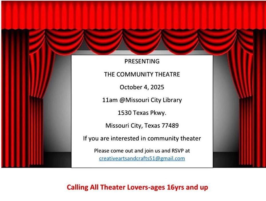 Community Theater Meeting