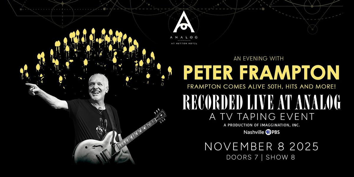Recorded Live at Analog: Peter Frampton