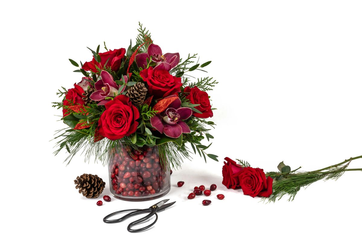 Christmas Cranberry Floral Design Workshop