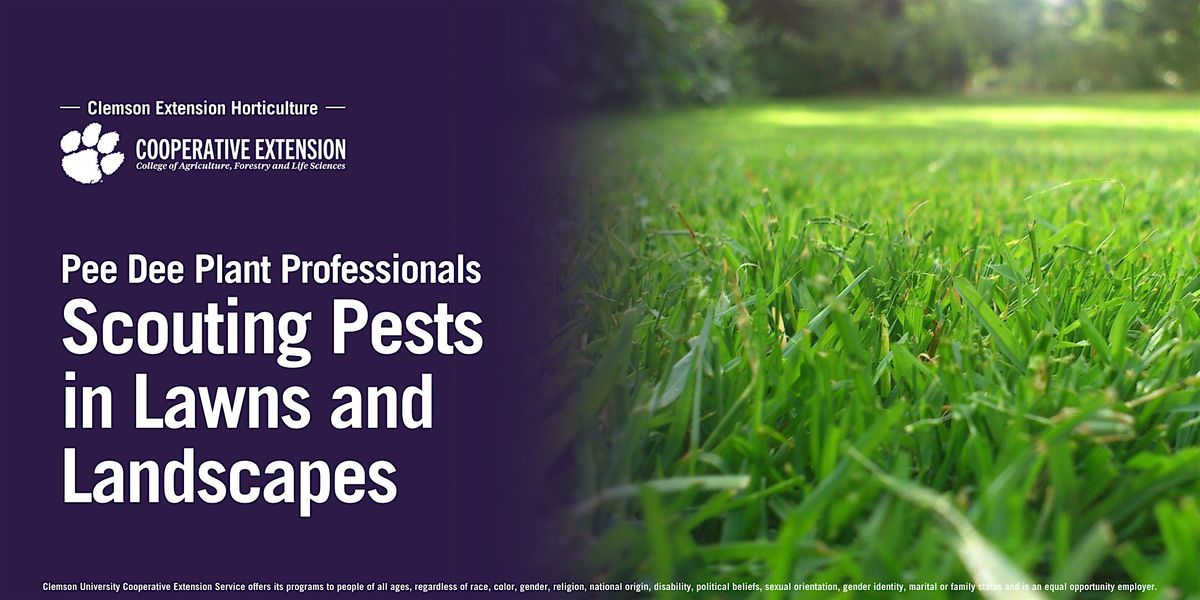 Pee Dee Plant Professionals: Scouting Pests in Lawns and Landscapes