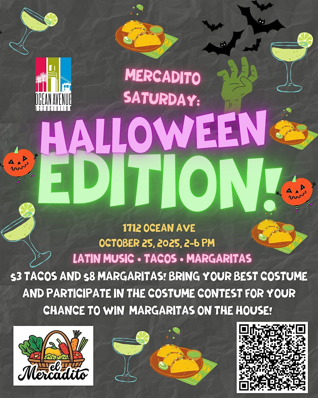 Mercadito Saturdays: Halloween Edition!  - DJs | $8 Margaritas | $3 Tacos