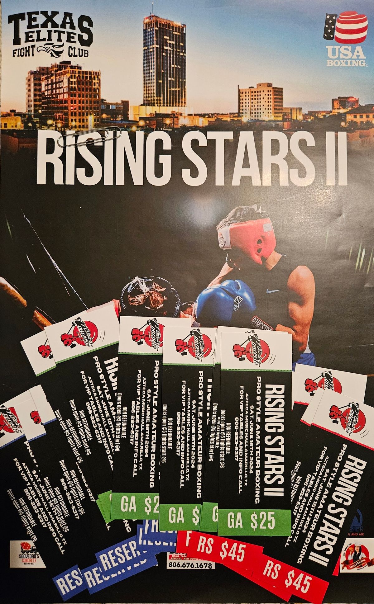 RISING STARS Amateur Boxing Event