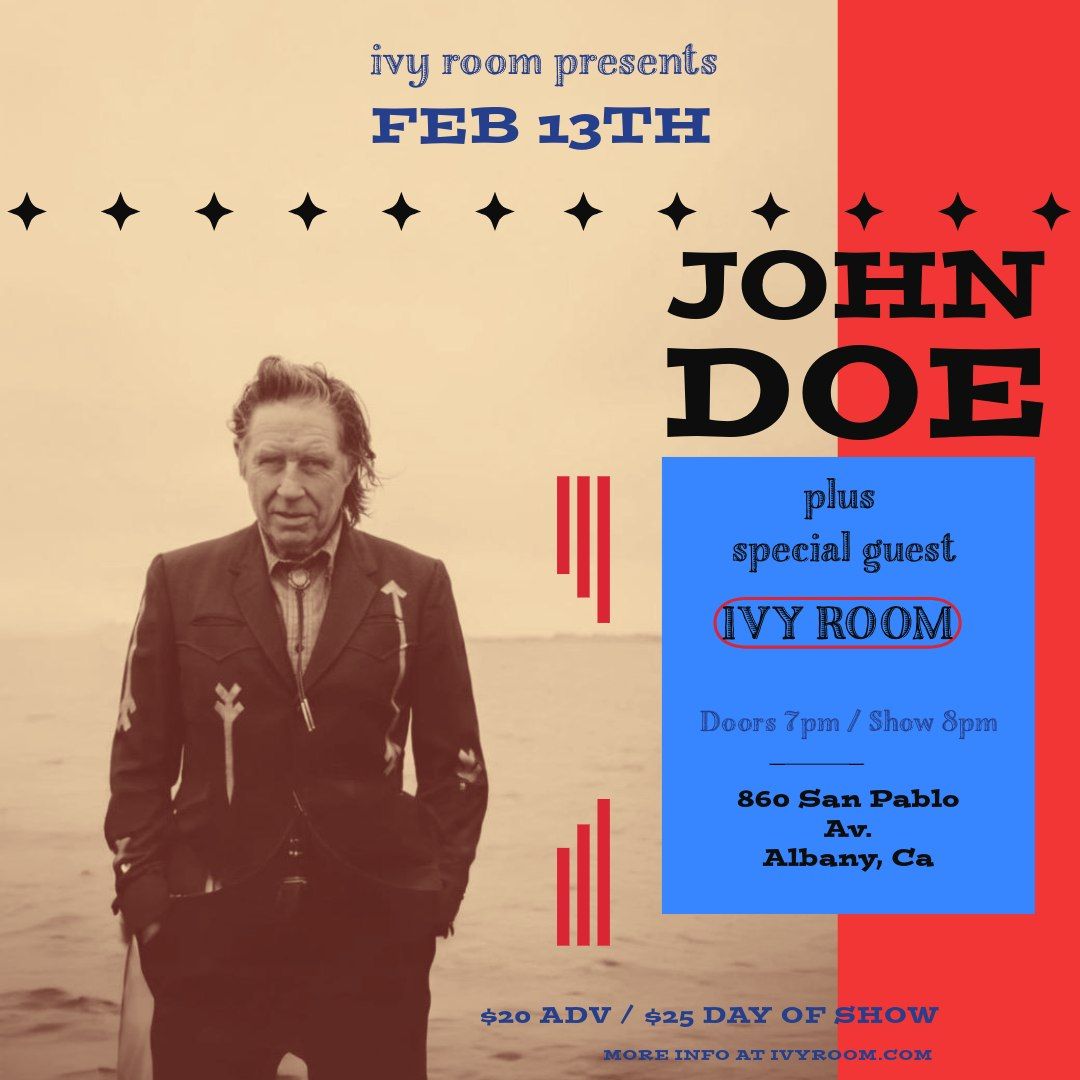 JOHN DOE (solo) plus special guest