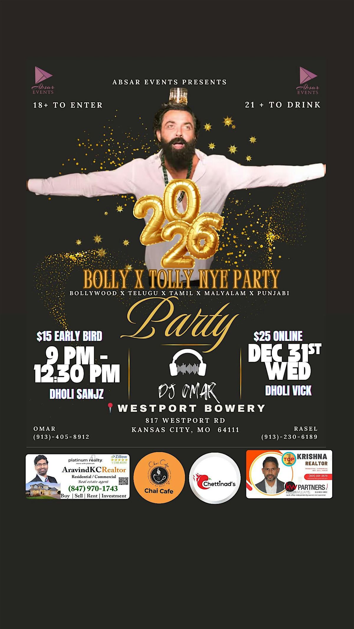 NYE BOLLY X TOLLY PARTY
