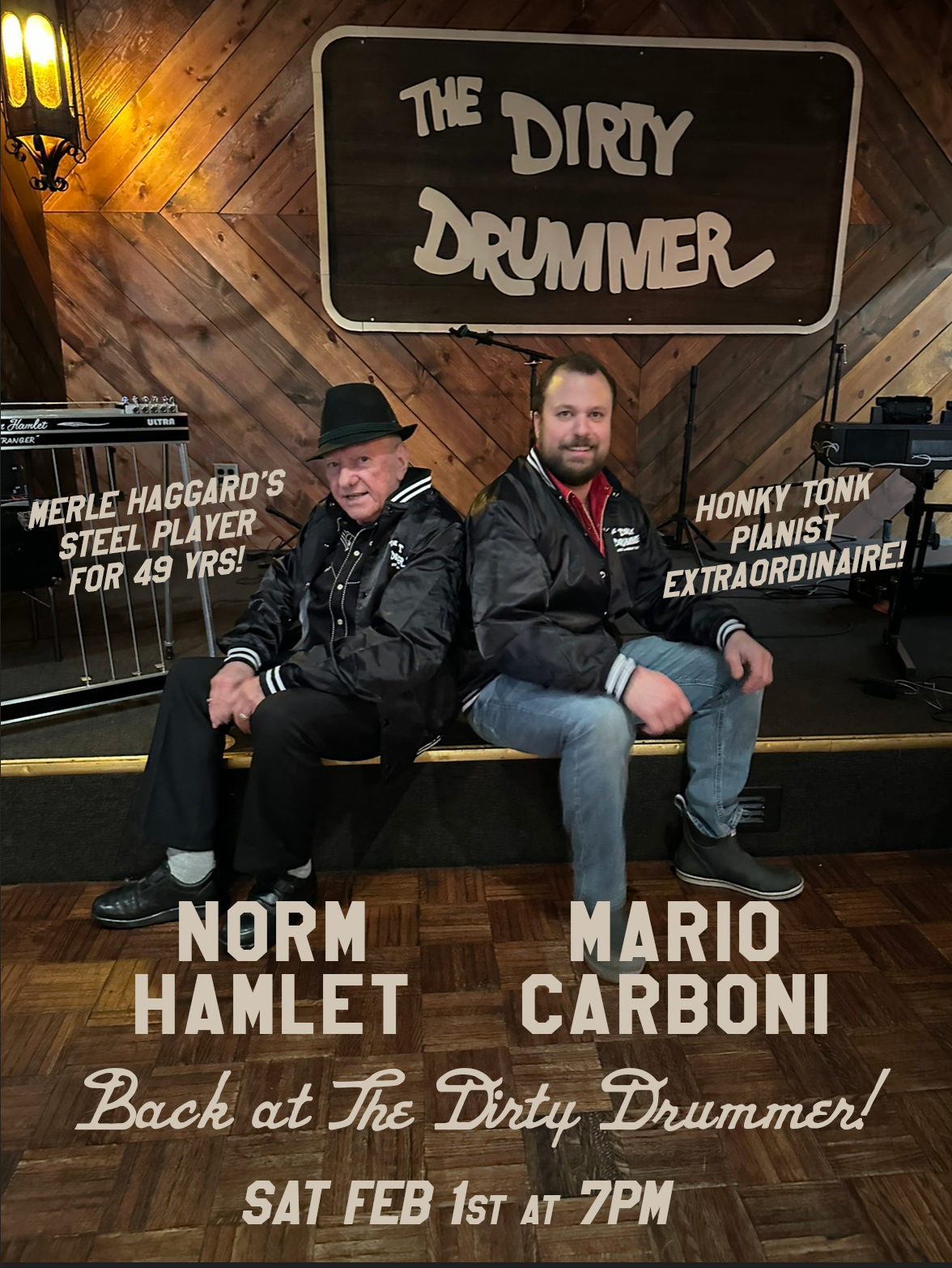 Mario Carboni and Norm Hamlet at The Rosebud Theatre