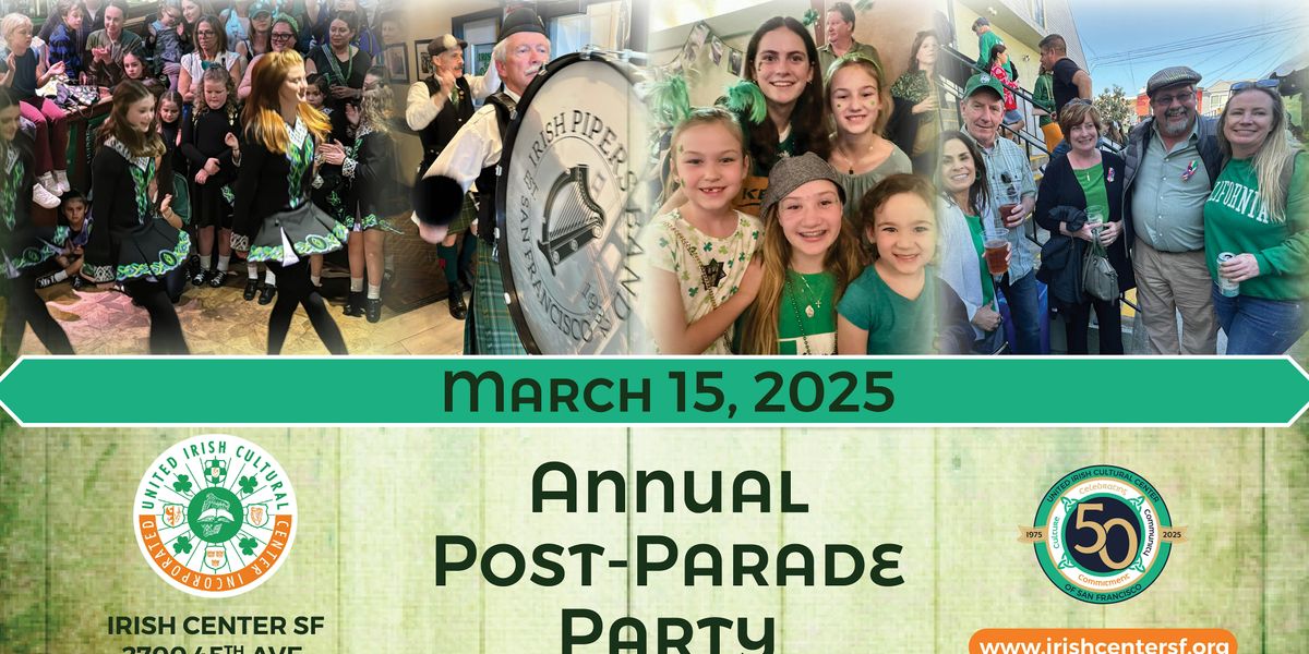 Annual Post-Parade Party\u2014St. Patrick's Day Weekend