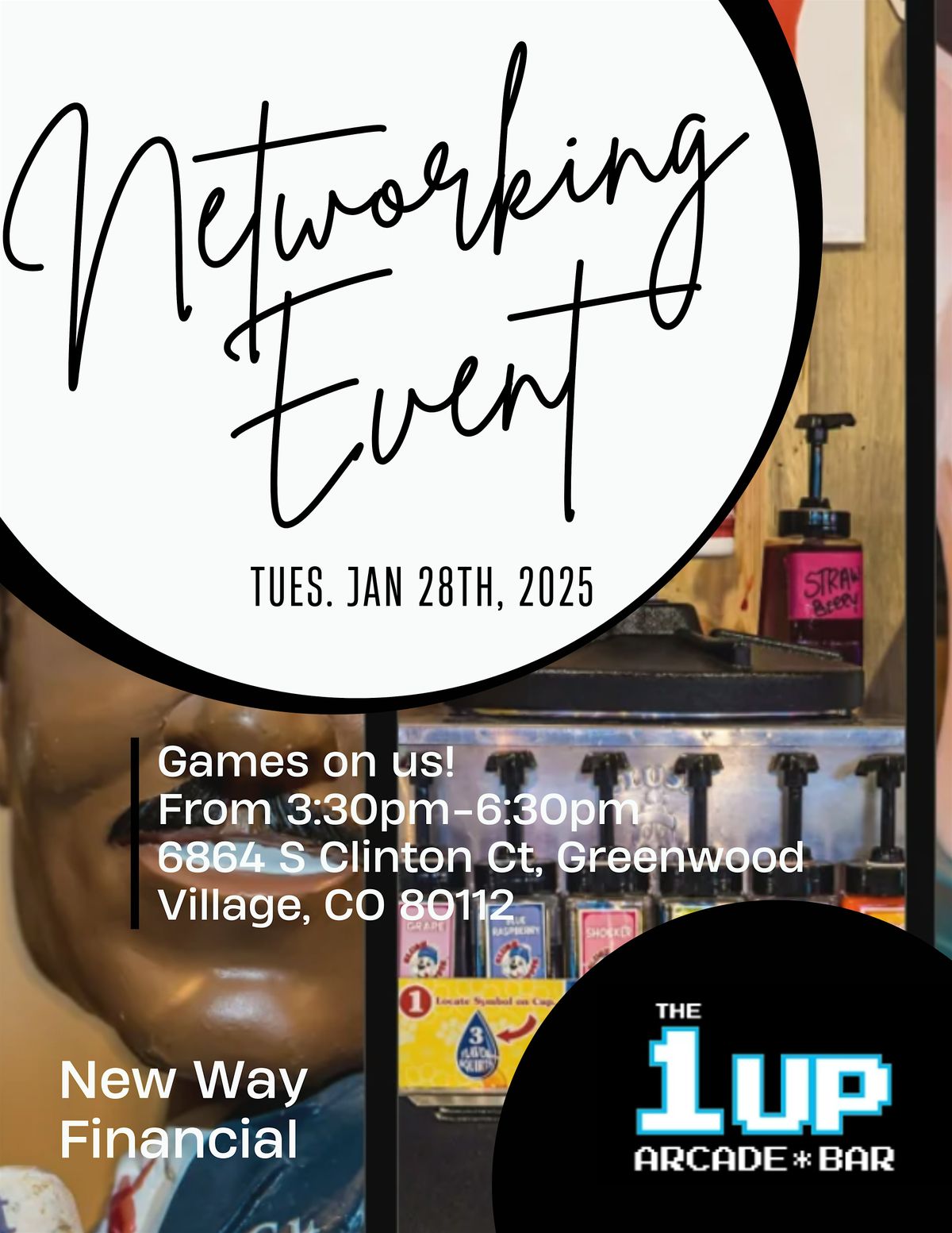 1 Up Arcade Networking Event