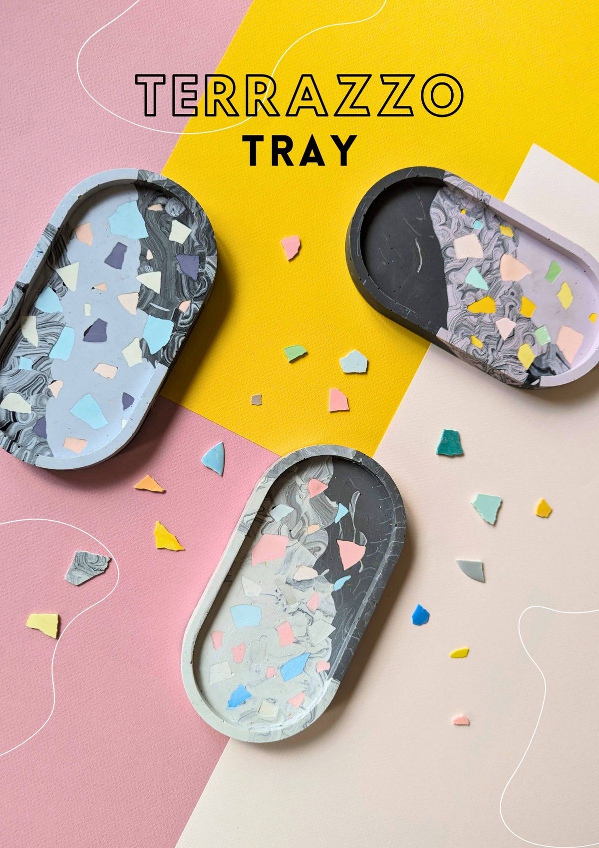 Terrazzo Tray - Eco- resin Craft Workshop