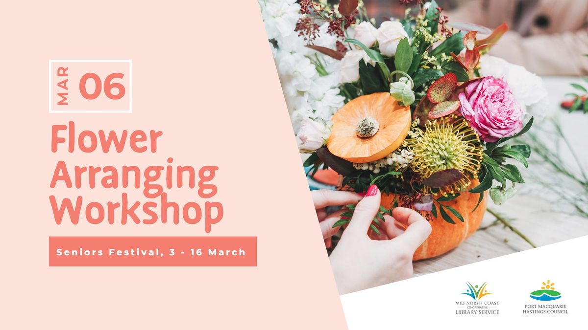 Flower Arranging Workshop \u2013 Port Macquarie \ud83d\udc90\ud83c\udfa8 